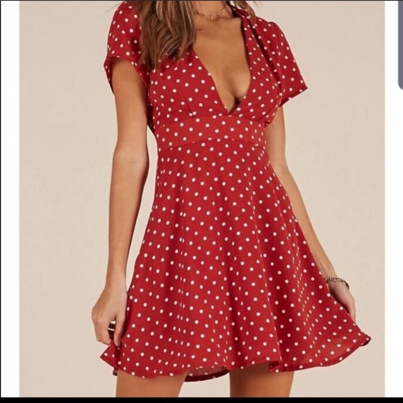 Showpo. Dresses & Skirts - ShowPo. Sexy Polka Dot red and white dress